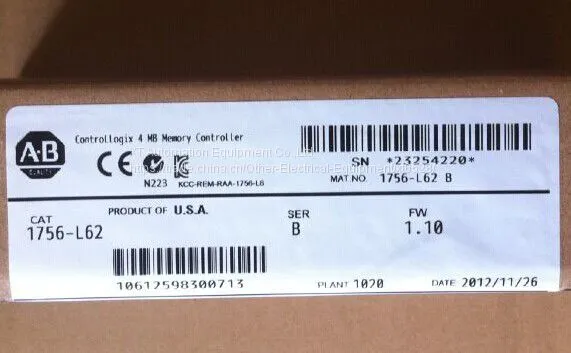 Allen Bradley Контрольный модуль ControlLogix 1756-EXT 1756-HIST1G photo-2