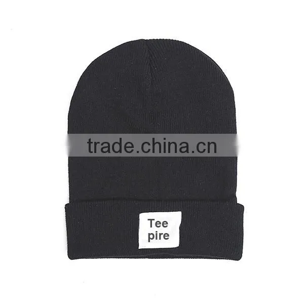 Blank Pattern Woolen Knitted Hat photo-4