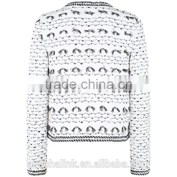 Factory Price New Fashion Elegant Ladies Knitted Jacket photo-3
