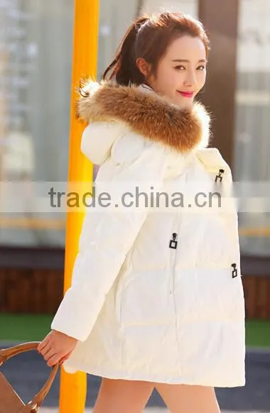 GZY Wholesale Pink Coat Fur Hood at Low Price photo-3