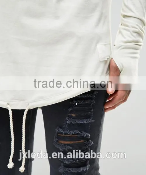 Top Sale Soft Plain Casual Long Sleeve Turtle Neck Men T-shirt Supplier in China photo-3