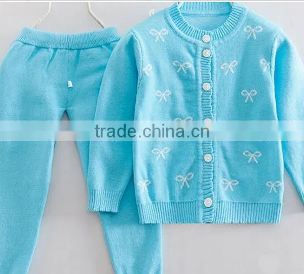 2016 Newest Newborn Baby Sweaters 2 Pieces Playsuit Track Suits photo-2