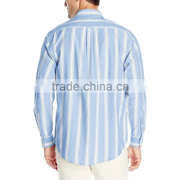 2016 Fashion Design Cotton Flannel Wholesale Striped Shirts photo-4