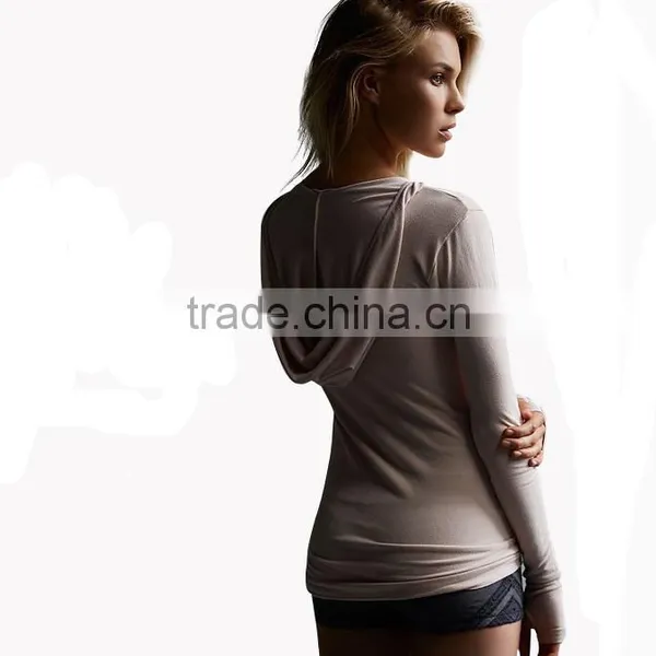 High Quality Custom 100% Cotton Exercise Gym Plain Hoodie With Glove photo-3