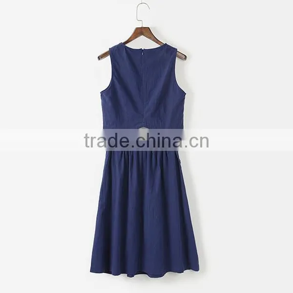 Wholesale Woman Dress, Latest Dress Design , Custom Casual Dress Summer 2pcs Dress Fashion Lady Dress photo-3