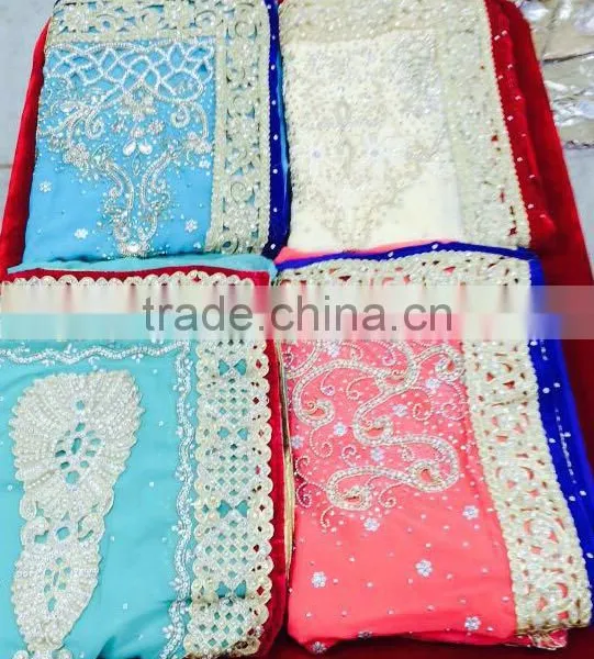 Heavy Stone Work Sarees photo-4