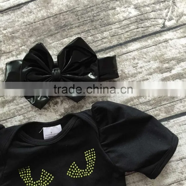Girls Halloween Tutu Romper Infant Toddler Girls Outfits Girls Cat Balck Tutu Romper Black Chiffon Tutu Romper With Headbannd photo-5