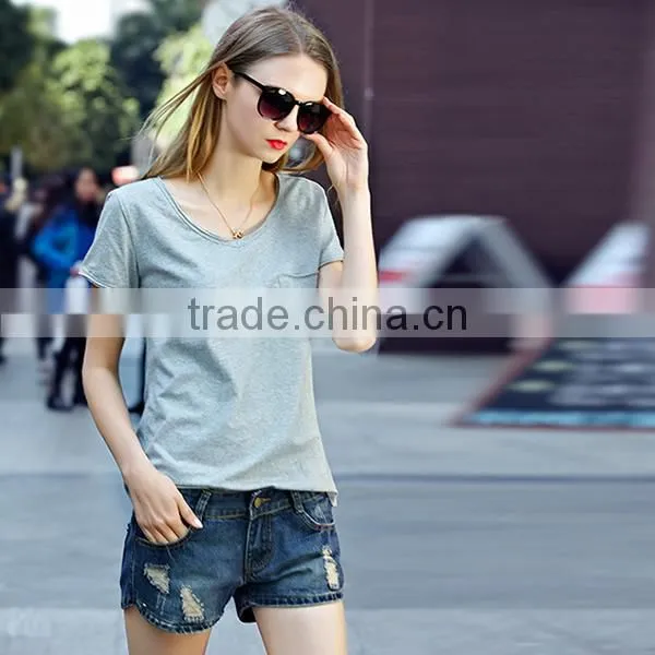 Summer New Fashion Ladies Tops Short Sleeve Modal Women T-shirts photo-3