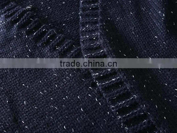 2017 Trend Cool Knitwear Winter Long Thick Sweater Mens Cardigan for Wholesale photo-5
