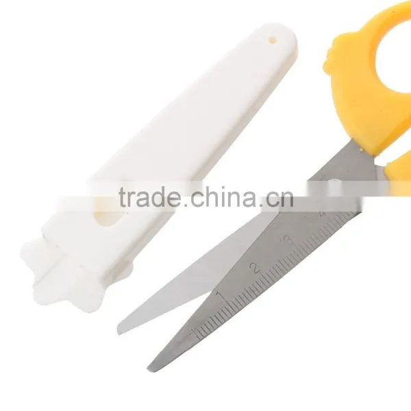 Top Quality Home Office Yellow Fabric Cutting Stainless Steel Scissors photo-3