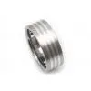 China (Mainland) Titanium Ring Inlay Silver