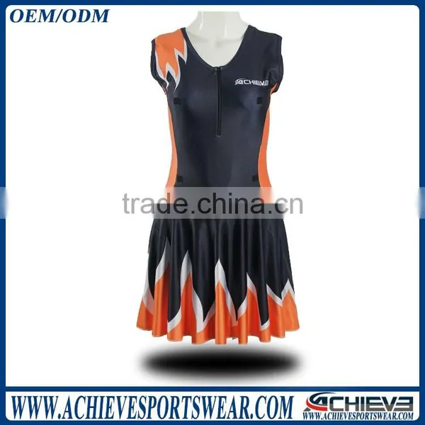 Customized Cheerleading Crop Tops, Netball Dresses, Table Tennis Jersey photo-3