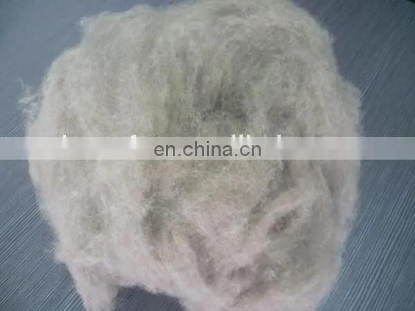 Professional Animal Fibre Supplier Carded and Dehaired Brown Raccoon Hair photo-5