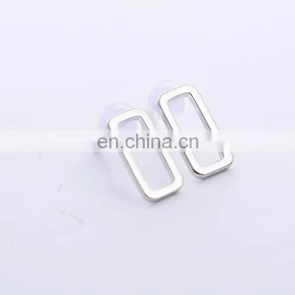 Matte Simple Geometric Triangle Square Multicolor Earrings photo-3