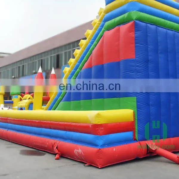 HI Kids Fun City Inflatable Playground Outdoor Gym Playground Equipment Inflatable Fun City photo-6