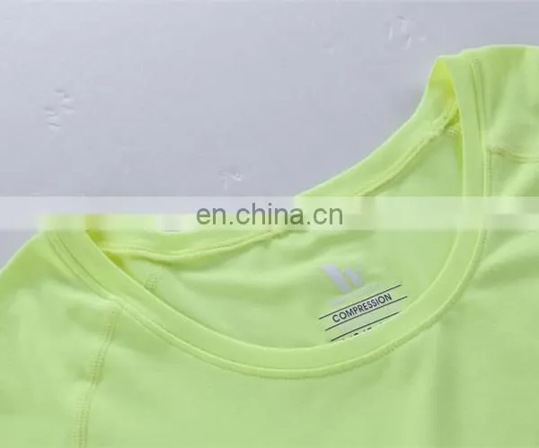 OEM Custom Long-sleeve Fitness Compression Women Running Shirts photo-3