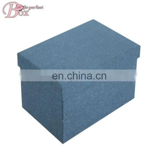 Online Shopping Simple Style Functional Blue Paper Storage Box for Kids photo-5