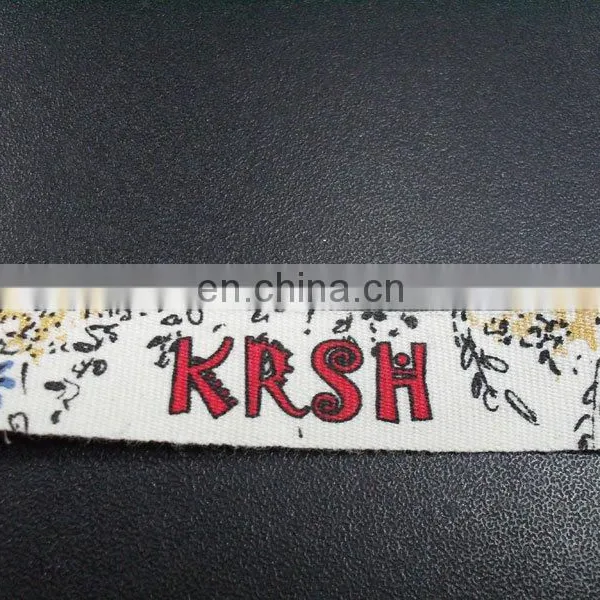 Custom Garment Decoration Cotton Cloth Printed Label photo-5