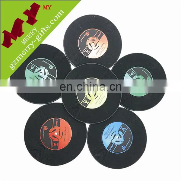 Different Shapes Rubber Coaster / Silicone Coaster Wholesale photo-4