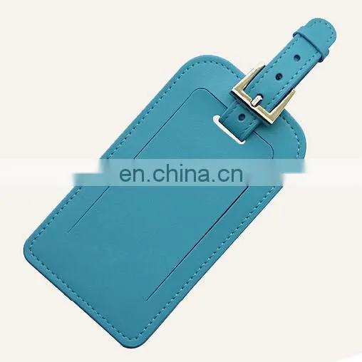 Attractive Online Leather pu Travel Airplane Luggage Tag,Leather Luggage Tag