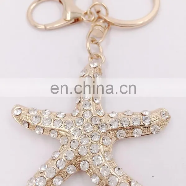 Hot Sale Lovely Starfish Key Chain Summer Style Keychains photo-5