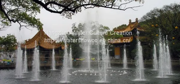 Dancing Fountain Music Fountain Light Show in the Amusement Park photo-4