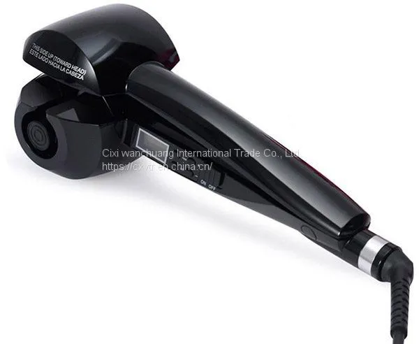 LCD Digital Automatic Magic Hair Curler Professional Fast Ceramic Wave Hair Styling Rotating Hair Curler photo-2