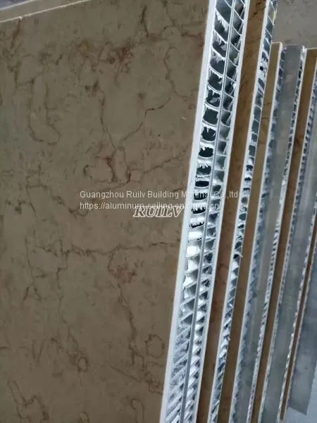 Stone Grain Aluminum Honeycomb Panel/ Aluminum Honeycomb Board for Wall/ Aluminum Honeycomb Panel for Ceiling photo-3