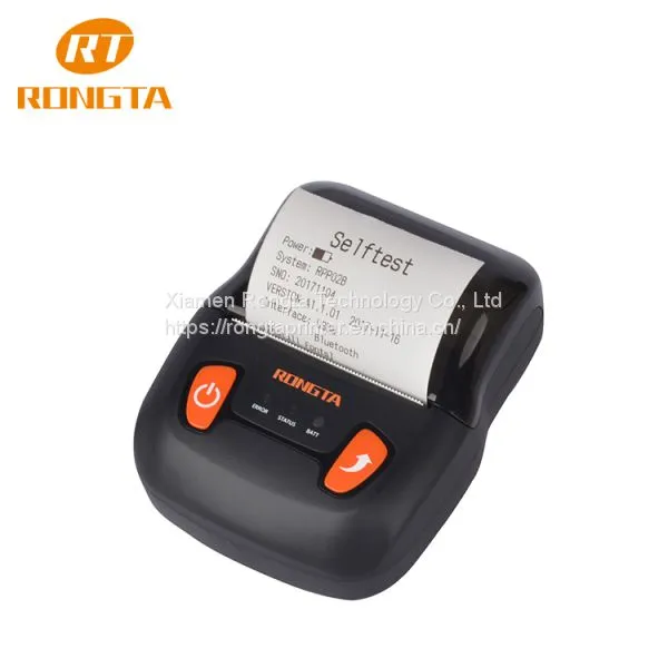Rongta Portable Mobile Label Receipt Printer for Outdoor Work, Cash Counter, KFC Auto Order