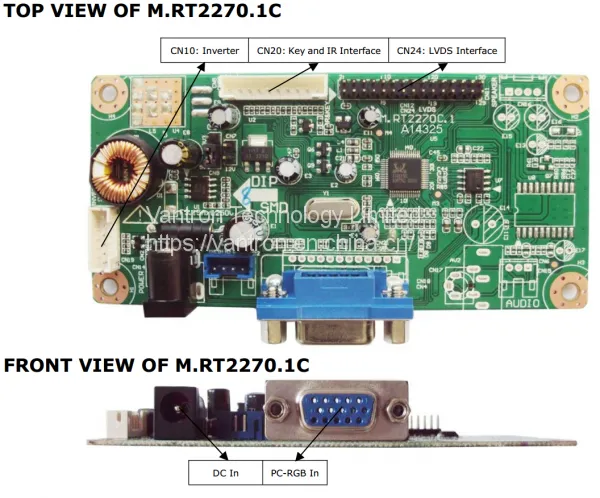 M.RT2270C.1 LCD Display Controller Board With VGA Terminal photo-2