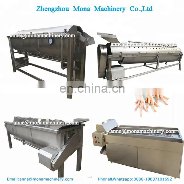 Automatic Steam Chicken Feet Peeling Processing Equipment Line /Poultry Chicken Claw Processing Slaughtering Line photo-3