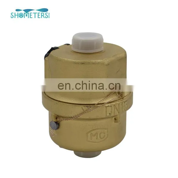 Brass Body Rotary Piston Volumetric Type Cold Water Meter photo-4
