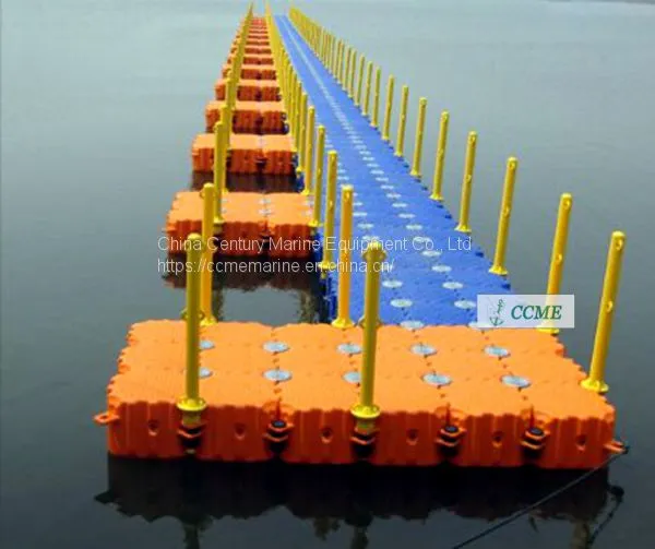 Marina Yacht Floating Dock Blow Molding Plastic Floating Pontoon Jet Ski Pontoon