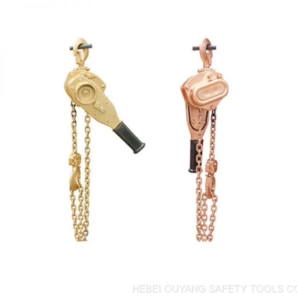Non Sparking Lifting Chain Hoist,Range :0.5- 2 TON,Copper Beryllium ATEX FM Certificate photo-2