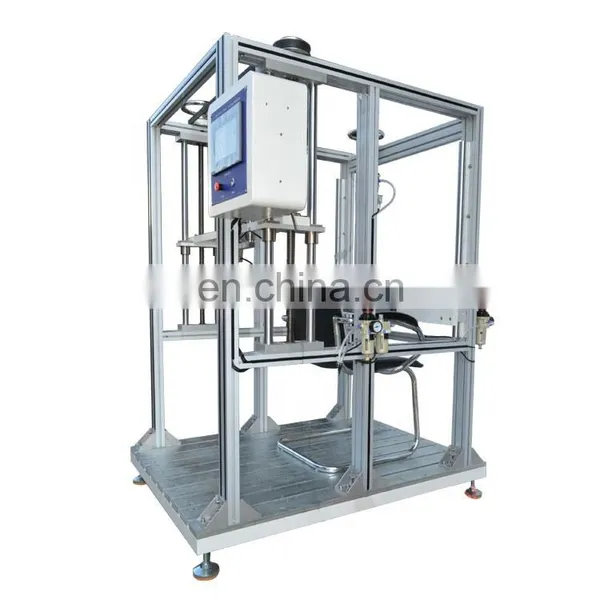 Office Chair Backrest and Seat Surface Fatigue Tester, PLC Control Chair Durability Tester photo-3