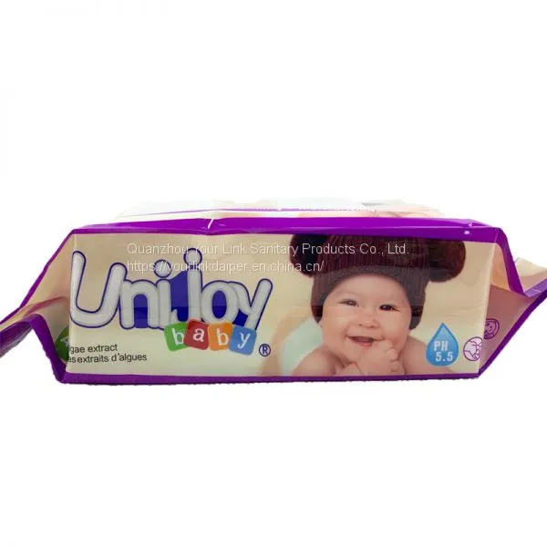 Customizable Unijoy Aloe Gentle to Skin Private Label Baby Wet Wipes Manufacturer