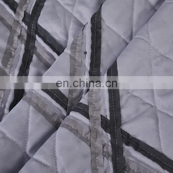 Patchwork Reversible Queen 90gsm Microfiber Fabric Quilt Bedspread Set photo-4