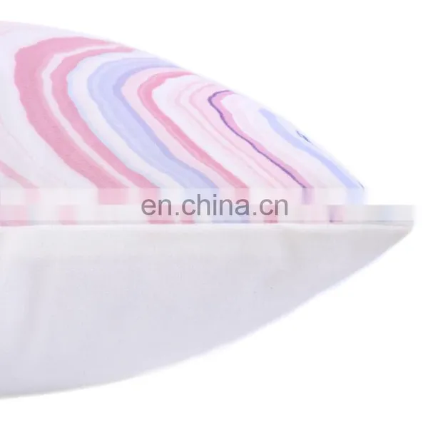 Luxury Home Indoor Soft Silky Satin Geometric Marble Texture Square Decorative Throw Pillow Cases Cushion Cover photo-5