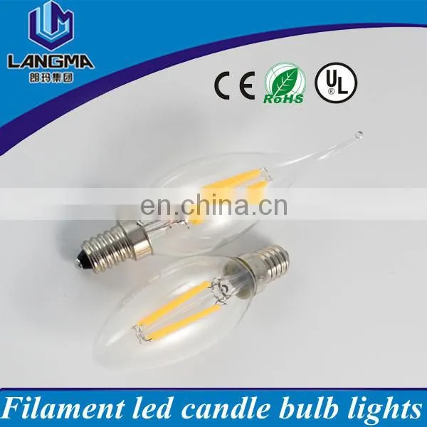 UL 120V Input Bright White 4500k Dimmable Transparent 6 Watt Led Candelabra E12 photo-5