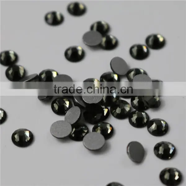 Wholesale Jet Diamond Flatback Rhinestone Non Hot Fix Crystal photo-4