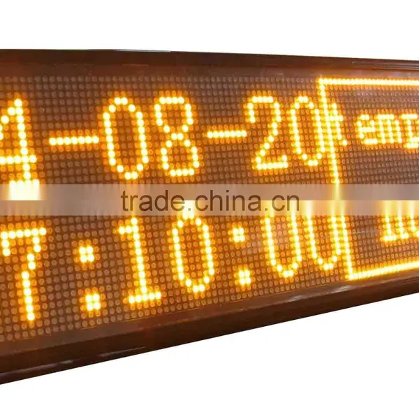 P4.75 Matrix Led Bus Route Display/RS232/USB/remote Control/yellow/red/bus Advertising Screen/bus Led Display Screen photo-2