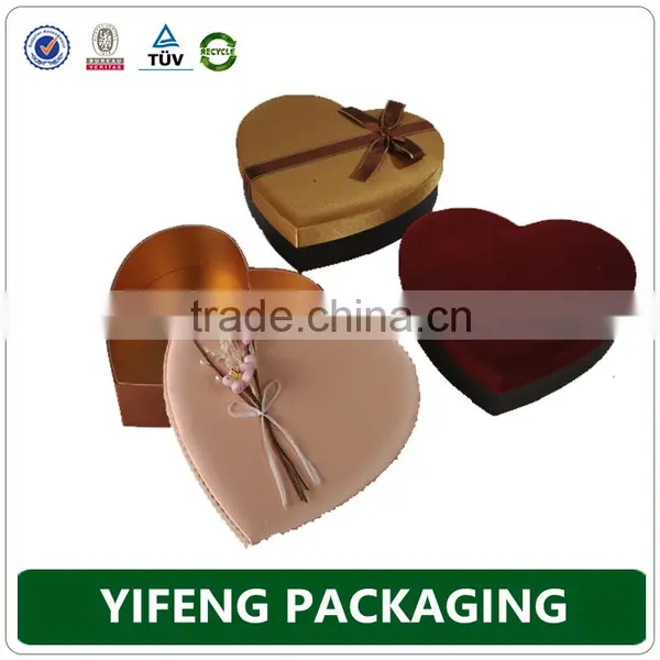 New Custom Heart Shape Cardboard Gift Packaging Box, Cardboard Paper Packaging Box photo-2