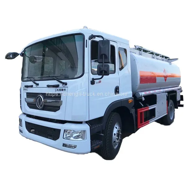 12000 Liter Fuel Tank Truck for Sale Dongfeng 6 Wheel Mobile Fuel Truck
