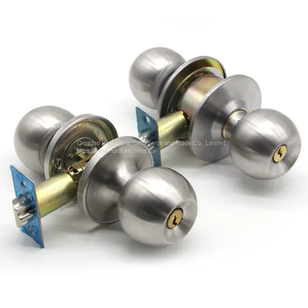 Grade 3 Residential Entrance Privacy Bathroom Bedroom Interior Safe Tubular Lever Lockset Cylindrical Handle Knob Door Lock photo-3