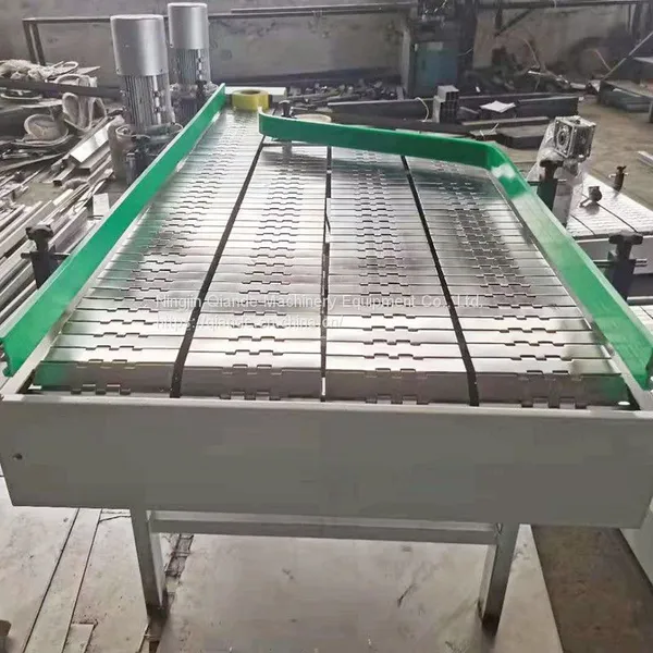 Canned Beverage Bottling Chain Plate Conveyor Custom