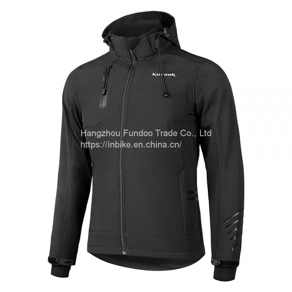 KUTOOK Hiking Jacket Fleece Lined Windproof Winter Jacket for Men