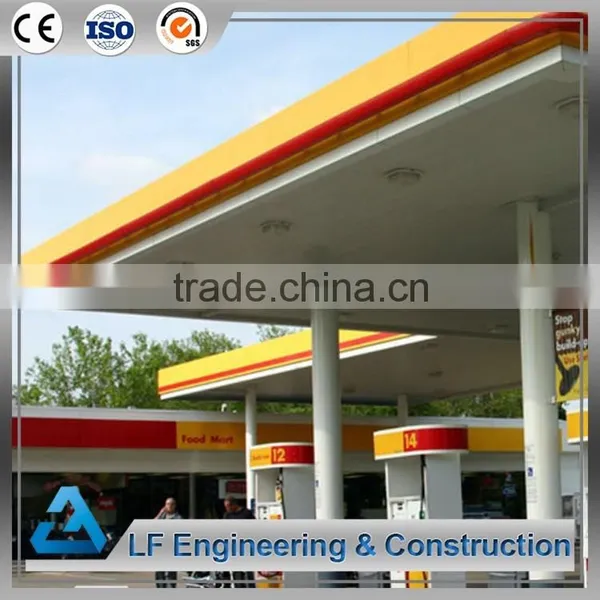Prefabricated Stainless Steel Civil Engineering for Gas Station Canopy photo-4