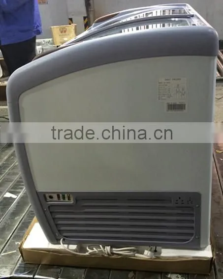 Glass Top Chest Freezer Showcase Sliding Glass Doors photo-5