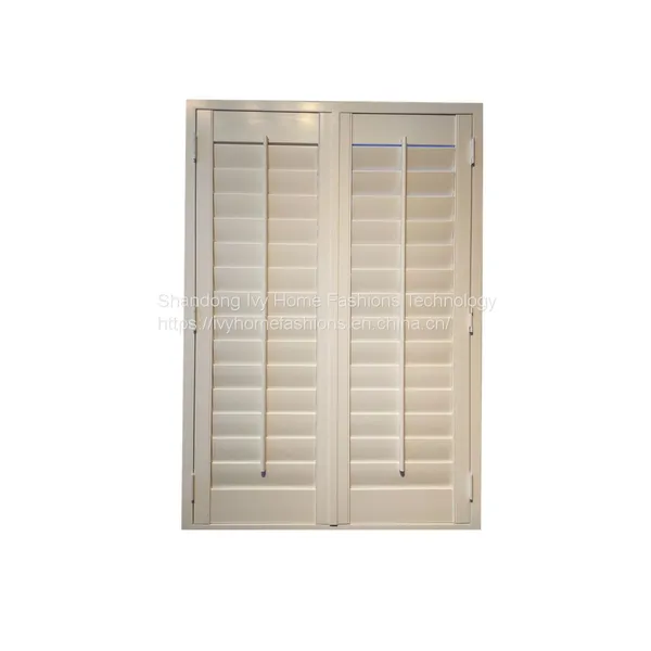 Interior Decoration Windows Modern Design Plantation Shutters PVC Louver Window For Apartment photo-3