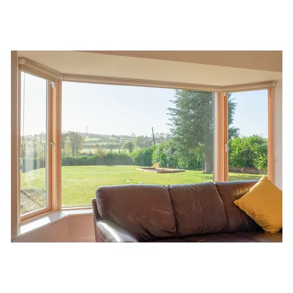 Thermal Break Aluminum Casement Window Designed for Hurricane With Sound Heat Insulated Glass Hurricane Impact Windows